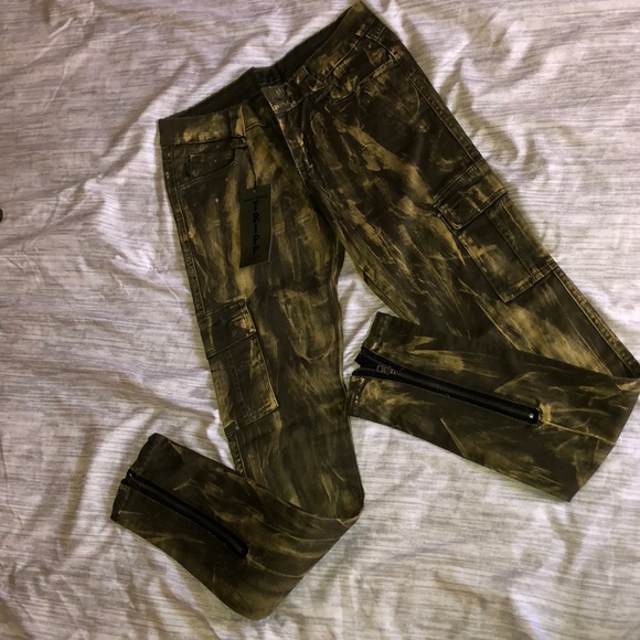 Tripp nyc Denim - 🆕TRIPP NYC Tie Dye Skinny Jeans. Sz7 Black/Yellow